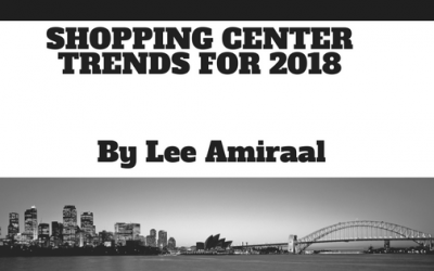 Shopping Center Trends for 2018
